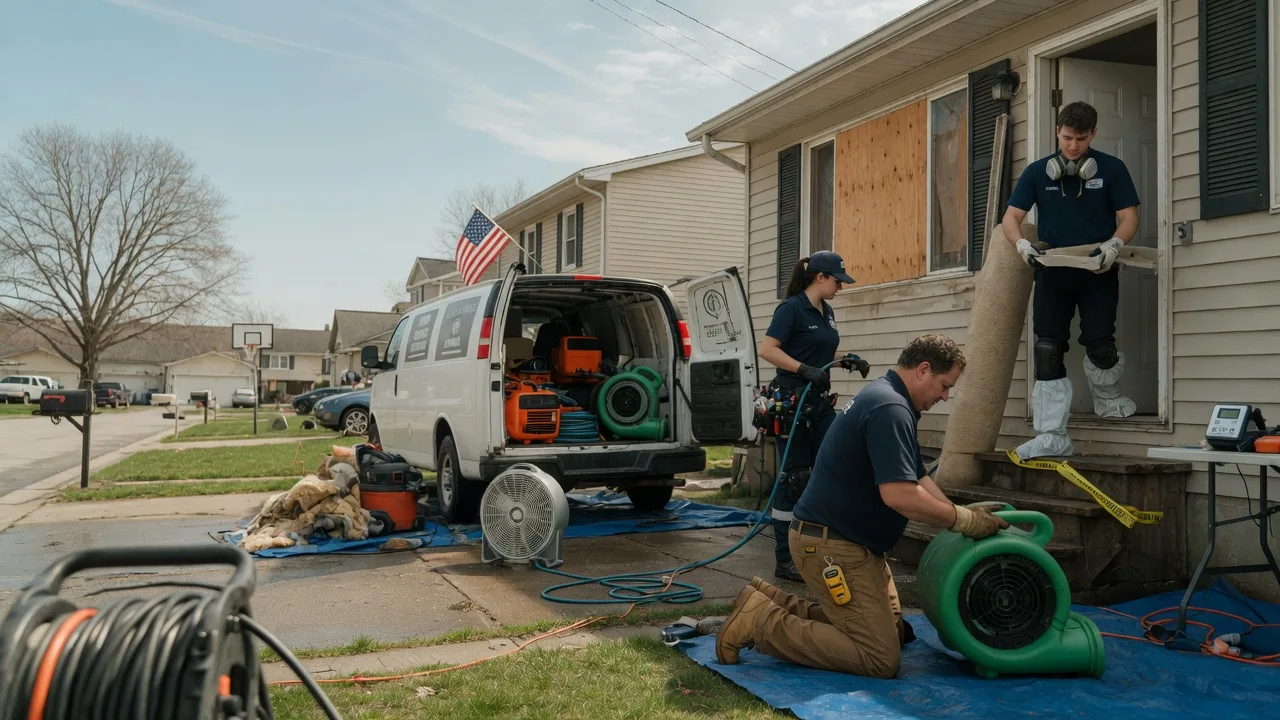 Water Damage Restoration in Entriken, PA near me